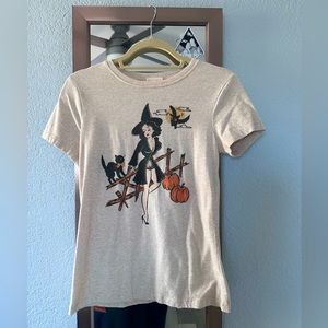 Unique Vintage Halloween Witchy T-Shirt